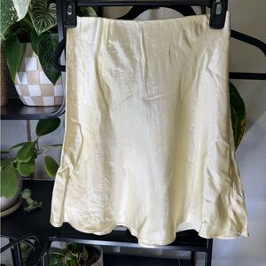 H&M Butter Yellow Skirt